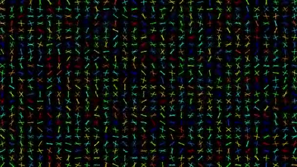십자가를 옮기는 추상적 배경을 비디오 애니메이션 — 비디오