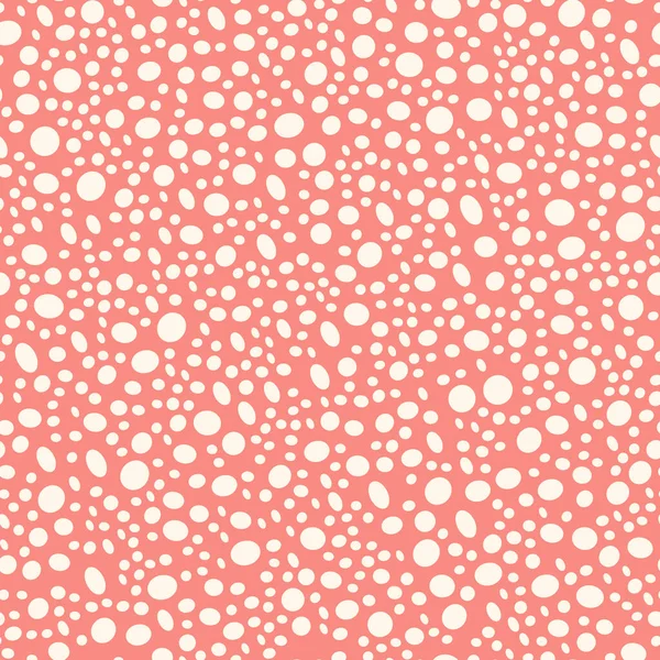 Polka dot naadloos patroon in vector. Modern ontwerp voor papier, omslag, stof, interieur en andere gebruikers — Stockvector