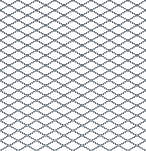 パターンの金属のグリルの背景 — ストックベクタ