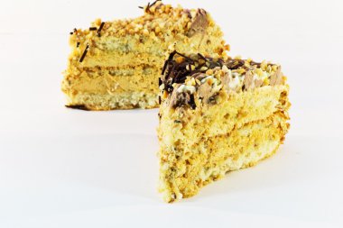 Fındıklı pasta çikolata kırıntı ile