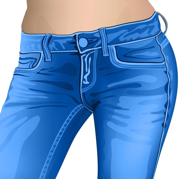 Jeans vrouw — Stockfoto