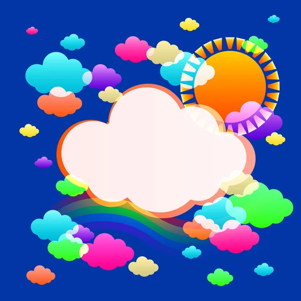 Art sky color — Stock Vector