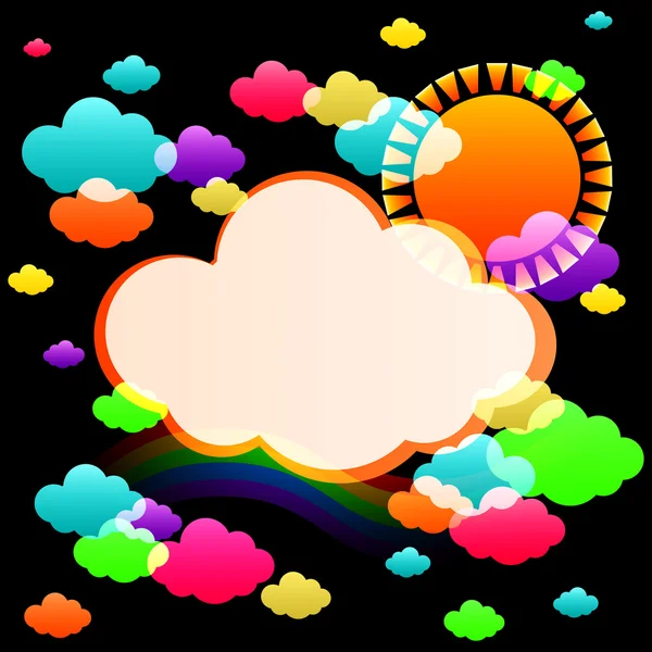 Art sky color — Stock Vector