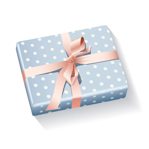 Box present holiday xmas — Stock Vector