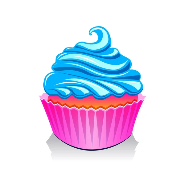 Gâteau birtday fête — Image vectorielle