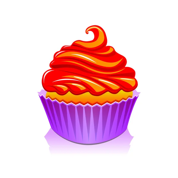 Gâteau birtday fête — Image vectorielle