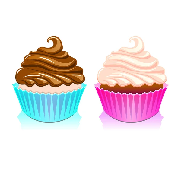 Pastel fiesta de cumpleaños — Vector de stock