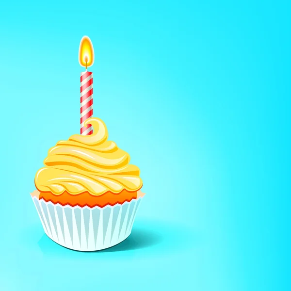 Gâteau birtday fête — Image vectorielle