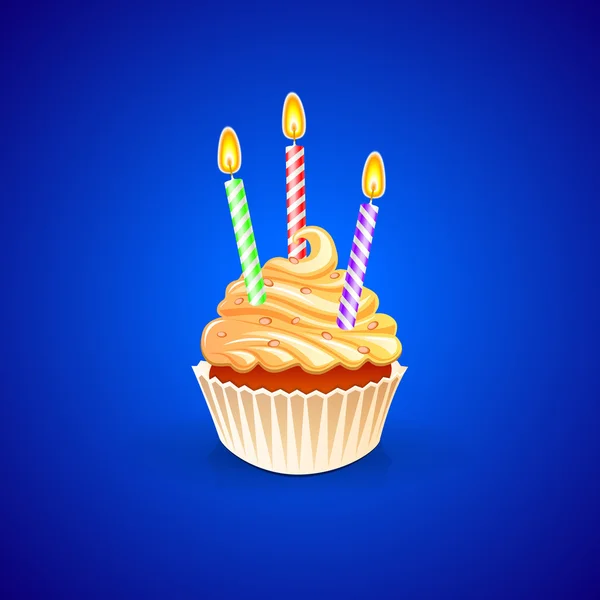 День рождения торта — стоковый вектор