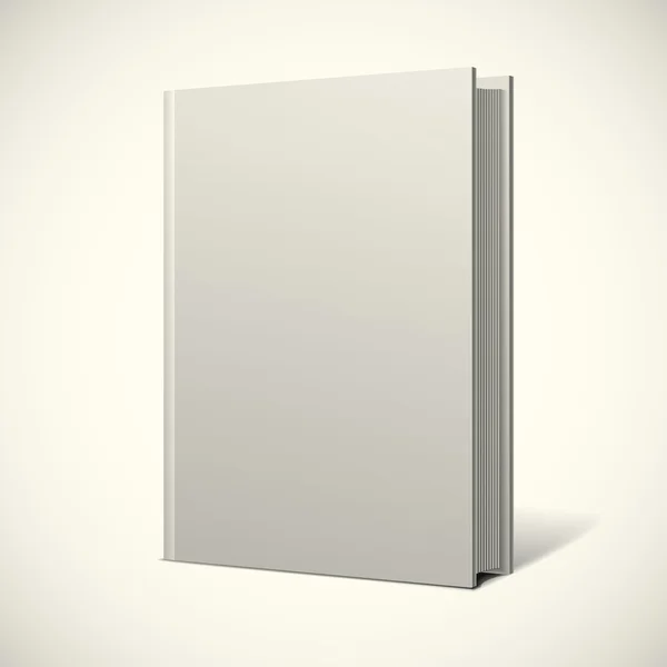 Capa de livro em branco — Vetor de Stock