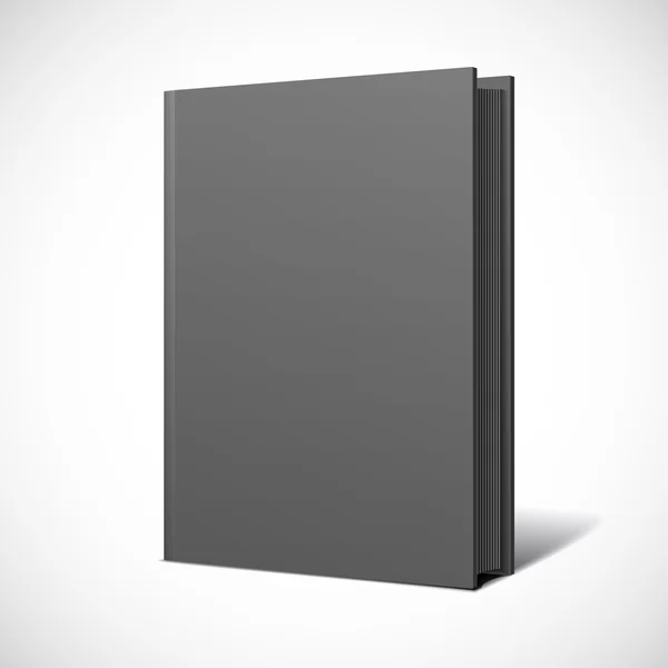 Portada del libro en blanco — Vector de stock