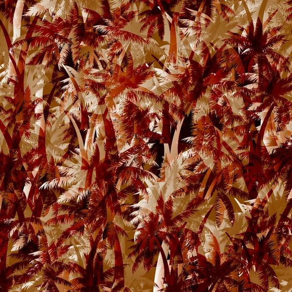 Vektor Palmen nahtlose Muster Hintergrund — Stockvektor