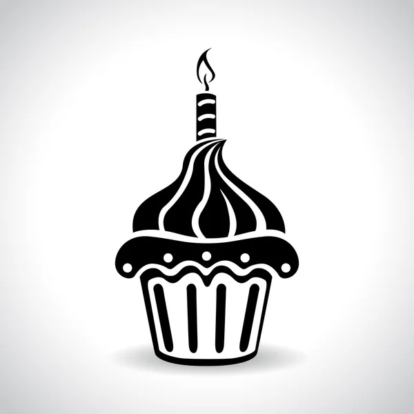 doğum günü pastası web simge vektör