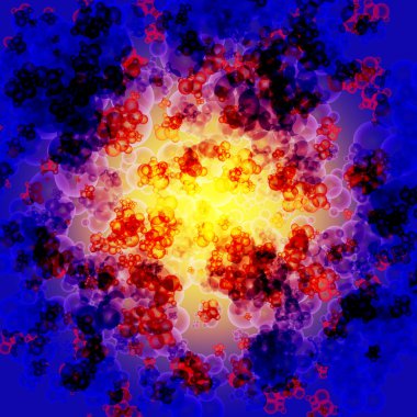 Dünya ve galaksi. Bu görüntü döşenmiş unsurları