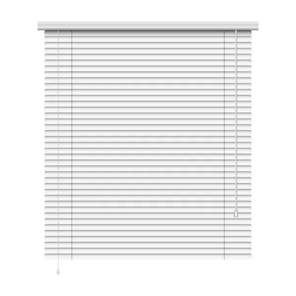 Realistic home related blinds isolated on white — Stock Vector