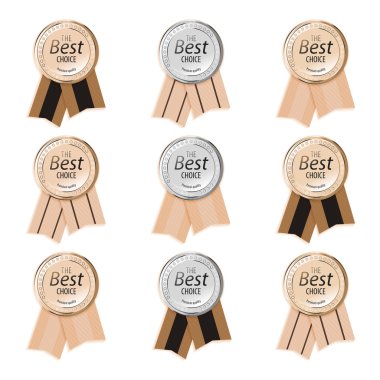 Boş Yuvarlak parlak altın metal