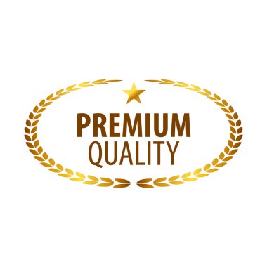 izole vektör çizim lüks altın premium kalite en iyi seçim etiketleri ayarlama 