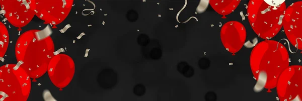 Векторная Иллюстрация Черные Пятничные Шары Распродажи Фона Современный Дизайн Универсальный — стоковый вектор