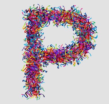 Yazı tipi harfi... iplikten yapılmış vektör tasarımı. Benzersiz dekorasyon ve konsept fikrin için yazı tipi. pürüzsüz bir renk. En iyi tasarımınız için eşsiz ögeler; logo, yazı tipi, kurumsal kimlik, uygulama