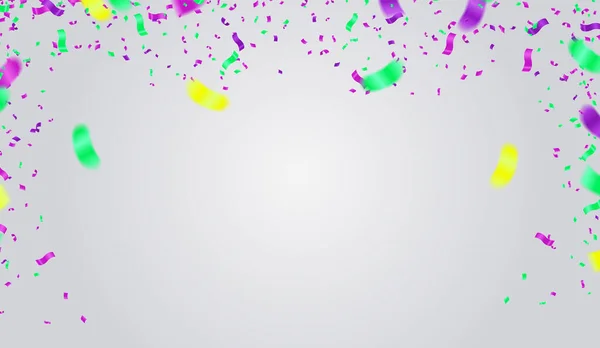 Nouvelle Célébration Anniversaire Avec Vecteur Fond Ballon Ruban Illustration Avec — Image vectorielle