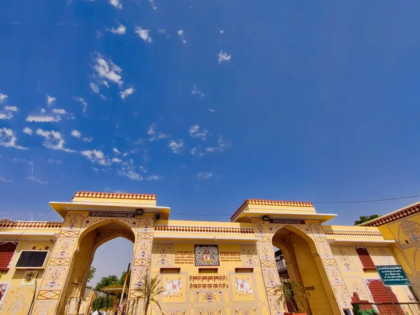 Jaipur India Circa 2022 Picture Entrance Gate Govind Devji Temple — Stok fotoğraf