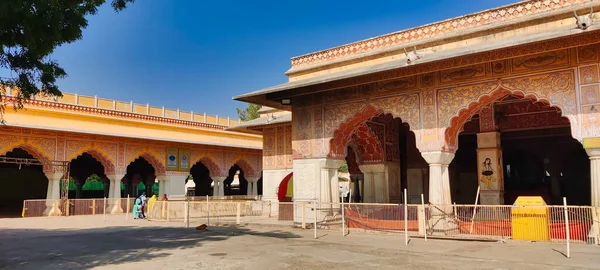 Jaipur India Circa 2022 Picture Exterior Govind Devji Temple Pink —  Fotos de Stock