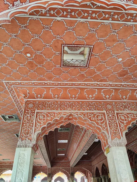 Jaipur India Circa 2022 Picture Exterior Govind Devji Temple Pink — Foto de Stock