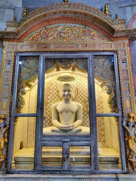 Jaipur India Circa 2021 Picture Architecture Interiors Design Jain Temple — стоковое фото