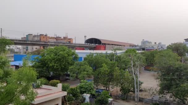 Jaipur India Circa 2022 Filmato Time Lapse Della Stazione Della — Video Stock