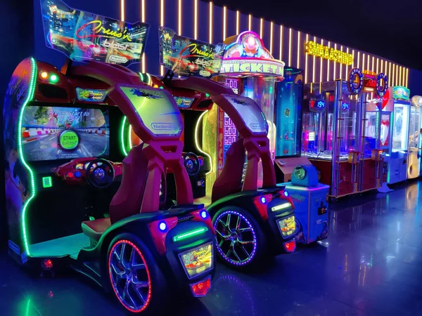 Jaipur India Circa 2022 Imagen Máquina Juegos Arcade Parque Diversiones — Foto de Stock