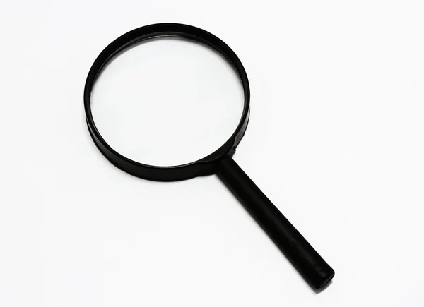 Magnifying glass isolated on white — Stock Photo, Image