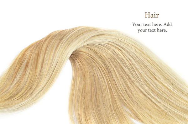 Hair blond — Stock Photo, Image