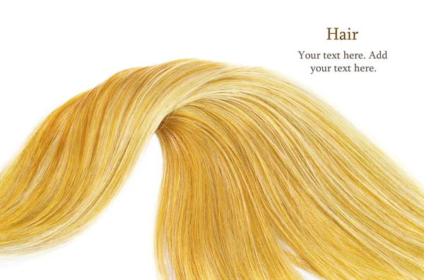 Hair blond — Stock Photo, Image