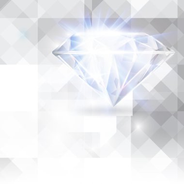 Diamond vector background