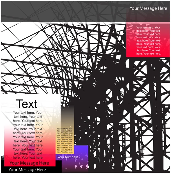 Industriële vector achtergrond — Stockvector