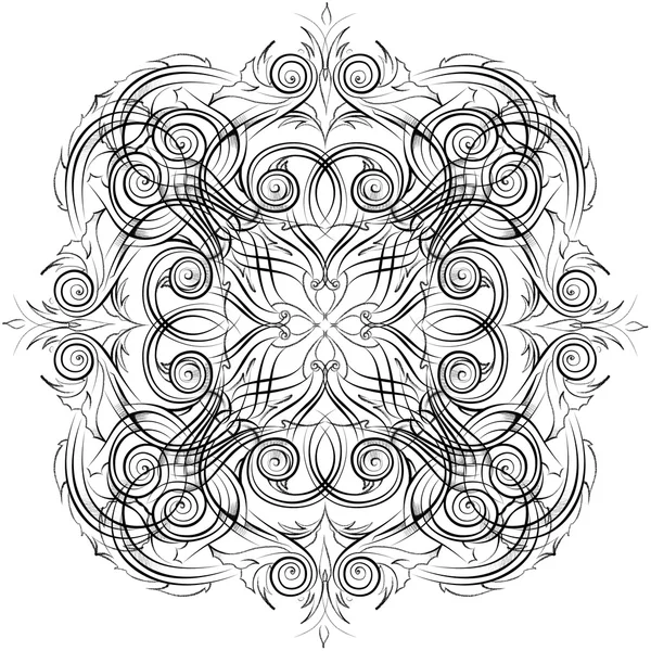 손 그린 그래픽 패턴입니다. 레이스, 동양, 페르시아어 카펫 — 스톡 사진