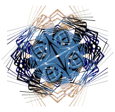 soyut geometrik desen, süsleme, renkli Ajur dantel