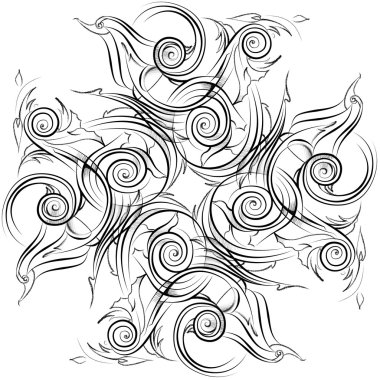 grafik desen elle boyanmış. dantel, oryantal, Farsça halı