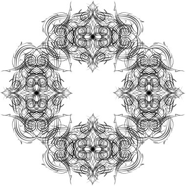 grafik desen elle boyanmış. dantel, oryantal, Farsça halı