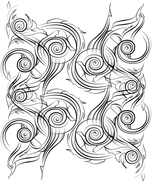 grafik desen elle boyanmış. dantel, oryantal, Farsça halı