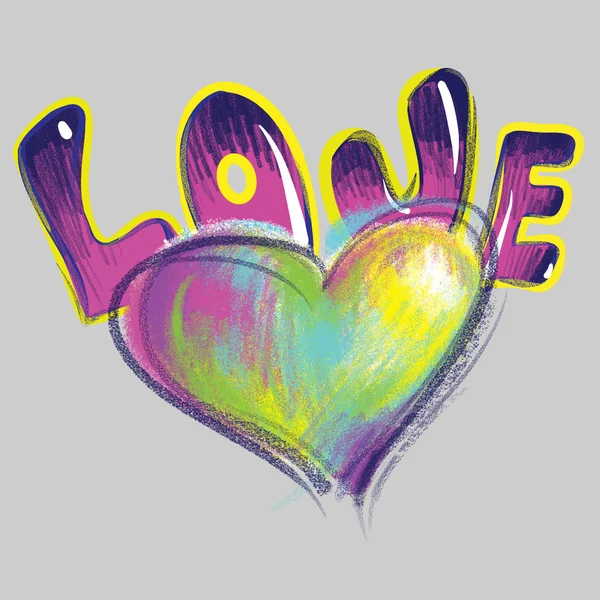 Amour De Coeur Et De Mot Dessine A La Craie Coloree Image Libre De Droit Par Allween C Amour De Coeur Et De Mot Dessine A La Craie Coloree Image Libre De Droit Par Allween C