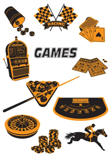 Juegos — Vector de stock