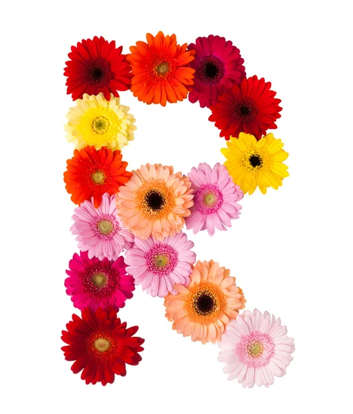 Een brief van de bloem — Stockfoto
