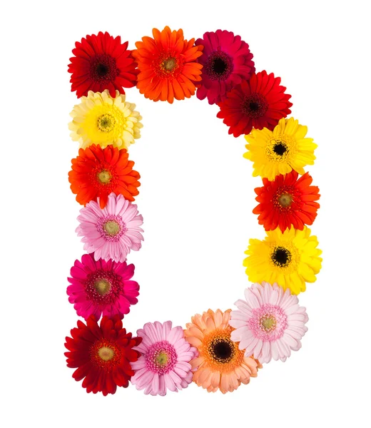 Ein Blumenbrief Stockbild