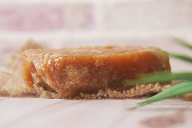 Masada geleneksel baston şeker küpü yığını 