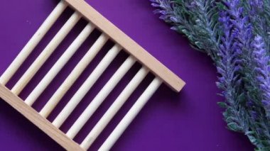 Masada kurutulmuş lavantalı ev yapımı sabun ve fotokopi alanı 