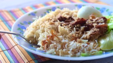  Masada koyun eti biryani yemeği..