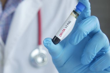  El ele tutuşun Delta Corona virüs kan testi tüpü 