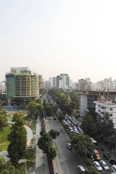 Dhaka bangladesh 24 maj 2021 höjd vinkel vy över dhaka stadshus — Stockfoto