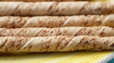 Çikolatalı gofretten başka detay yok